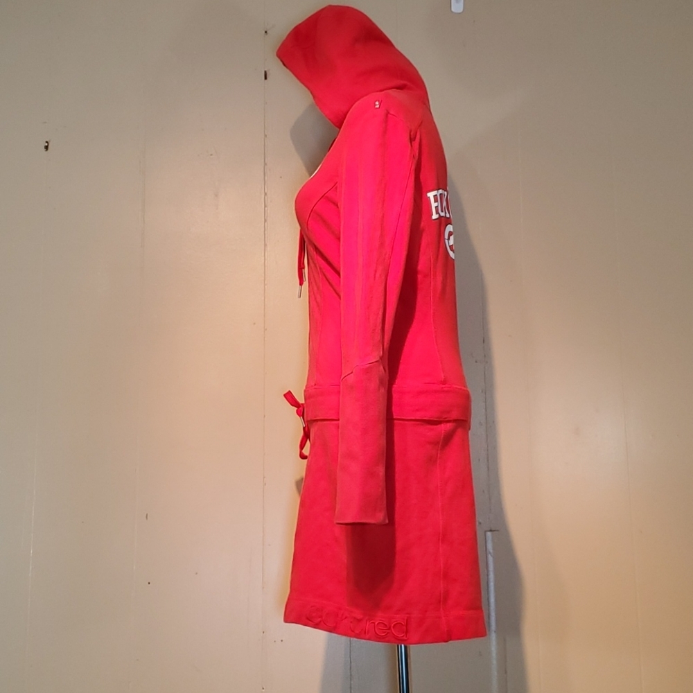 Mark Ecko Red & White Hoodie Dress - Picture 4 of 7